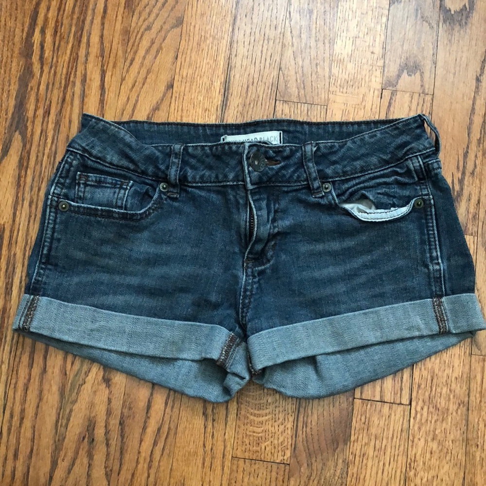 pacsun dark wash shorts
